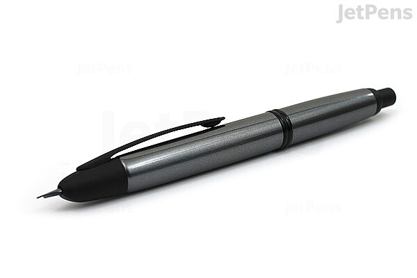 Pilot Vanishing Point Fountain Pen - Gun Metal Matte Black - 18k Extra Fine Nib - PILOT VPAFPBLUEGMBM