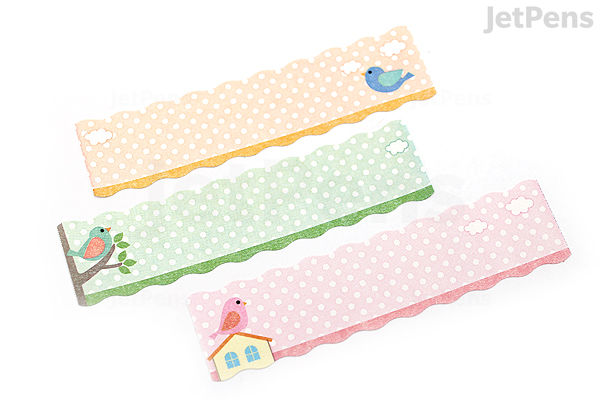 Pine Book Nami Nami Roll Label Stickers - 15 mm - Dot Bird | JetPens