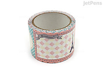 Pine Book Nami Nami Roll Label Stickers - 40 mm - Antique Cute | JetPens