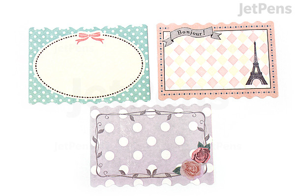 Pine Book Nami Nami Roll Label Stickers - 40 mm - Antique Cute | JetPens