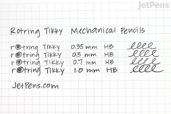  rOtring Mechanical Pencil Tikky, Black, 0.5mm