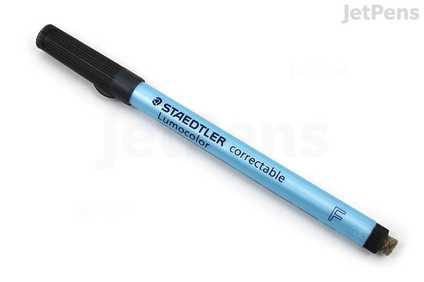 Staedtler Lumocolor Correctable Dry Erase Pen Fine Point Black