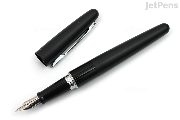 Pilot Metropolitan Fountain Pen - Black Plain - Fine Nib - JetPens.com