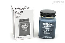 Higgins Eternal Ink - Black - 2.5 oz Bottle - HIGGINS 44041
