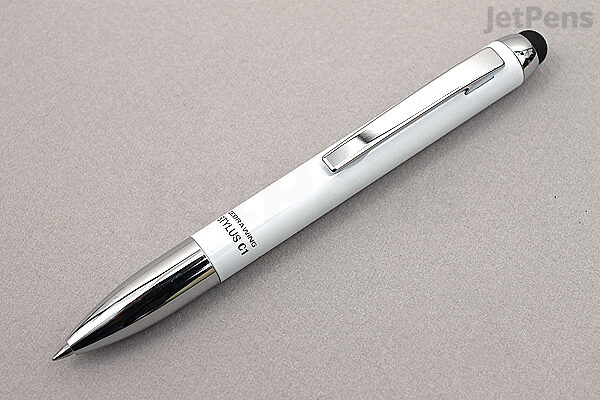 Zebra Stylus Twist Silver Pen Silver