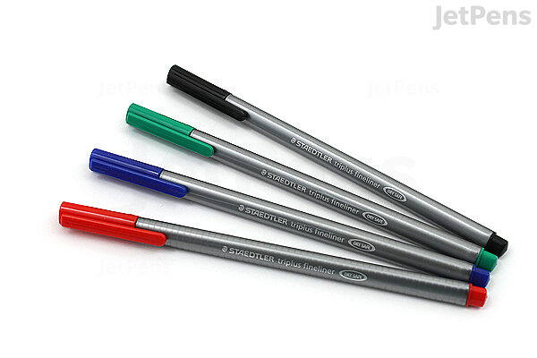 Staedtler Markers w. Pencil Case - 20 pcs. - 0.3 mm - Green