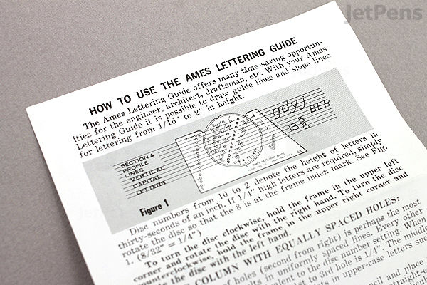 Staedtler Ames Lettering Guide | JetPens