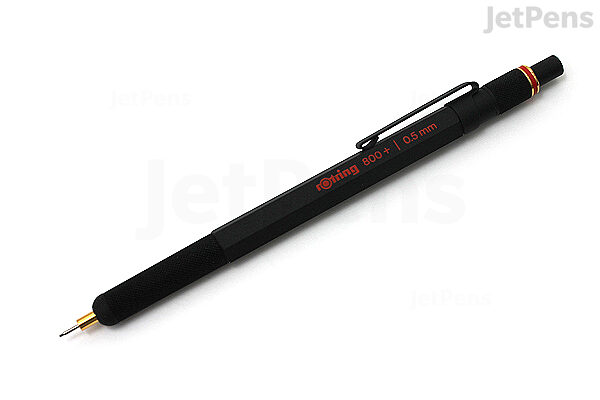  rOtring 800+ Mechanical Pencil and Touchscreen Stylus 0.5 mm  Black Metal Barrel : Everything Else