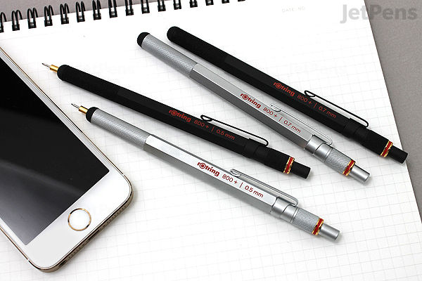 Rotring Notebook Rotring 800+ Drafting Pencil + Stylus Hybrid - 0.5 mm - Black Body ...