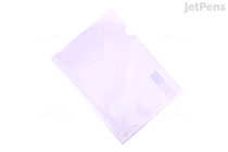 Kokuyo Clear Folder - Super Clear 10 - A4 - Light Violet - KOKUYO FU-TC750N-4
