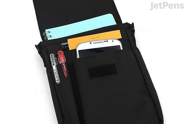 Lihit Lab Smart Fit Carrying Pocket (Folder) for Travel - Black