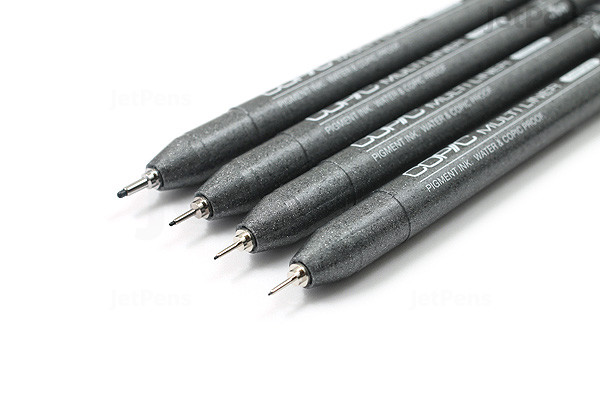 jetpens com copic multiliner pen cool gray 4 pen set