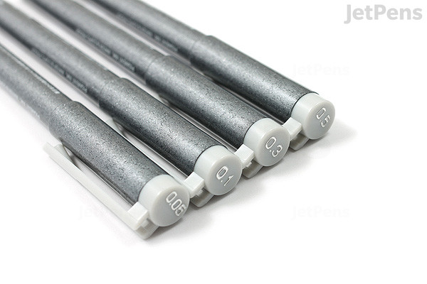 jetpens com copic multiliner pen cool gray 4 pen set