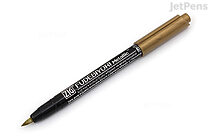 Kuretake ZIG Fudebiyori Metallic Brush Pen - Gold - KURETAKE CBK-55MT-101