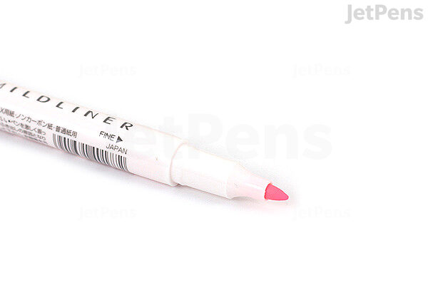Zebra Mildliner Double-Sided Highlighter - Fine / Bold - Mild Dusty Pink