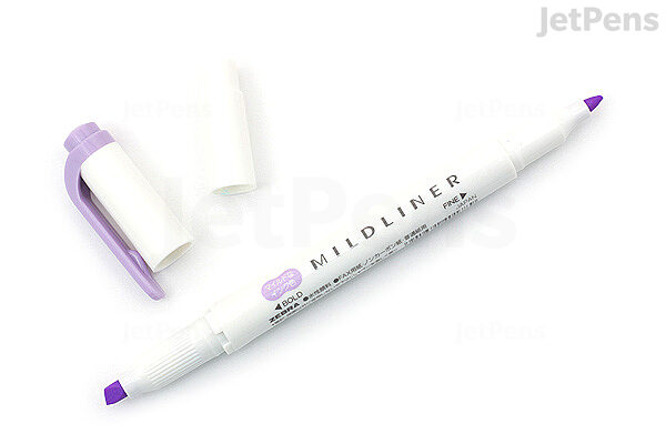 Zebra Mildliner Double Sided Highlighter Fine Bold Mild Violet Jetpens Zebra Mildliner Double Sided Highlighter Fine Bold Mild Violet Jetpens