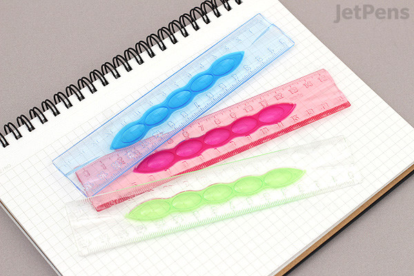 Sonic Punyo-suke Ruler - 15 cm - Blue | JetPens