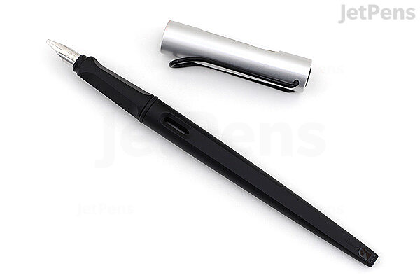 LAMY Joy Calligraphy Fountain Pen - Black - Aluminum Cap - 1.9 mm Nib - LAMY L11-19