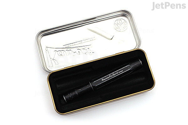 Kaweco AL Sport Gel Roller Pen - 0.7 mm - Stonewashed Black Body