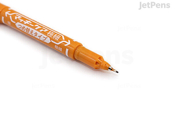 Zebra Mackee Care Refillable Double-Sided Marker - Extra Fine / Fine - Yellow