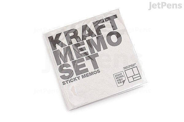 Bonomemo Kraft Sticky Memo Set - BONOMEMO KRAFT SET