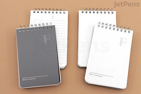 Kyokuto F O B Coop W Ring Memo Pad Plain White Jetpens