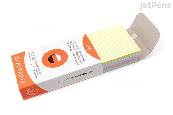 Exacompta Record Index Cards - 3" x 5" - Graph - 100 Cards | JetPens Exacompta Record Index Cards - 3" x 5" - Graph - 100 Cards | JetPens