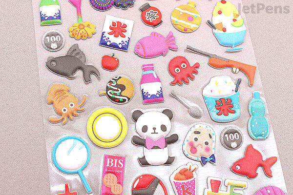 Kamio Illustrated Picture Book Stickers - Nostalgic Stationery