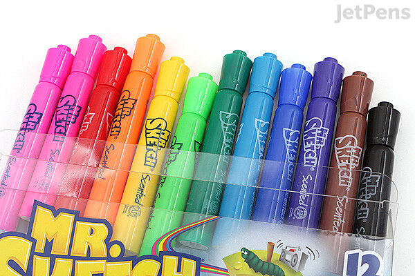 Mr. Sketch Scented Marker - Chisel Tip - 12 Color Set ...