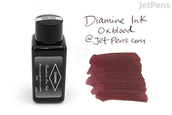 Diamine Fountain Pen Ink, 80 ml Bottle, Oxblood