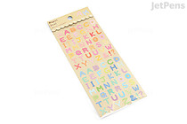 Active Paper Stickers - SG 29 Alphabet | JetPens