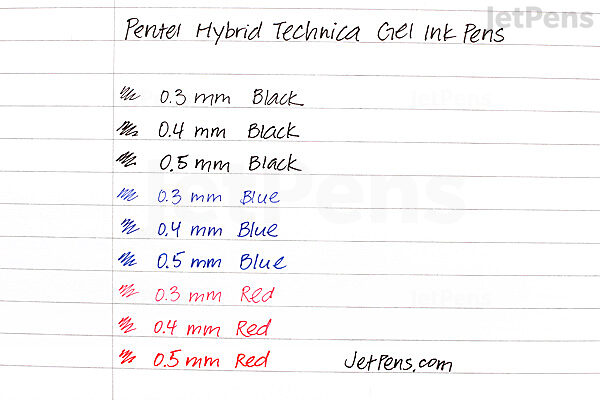 Pentel Hybrid Technica Pen 0.3mm Black
