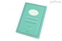 Midori Color Paper Notebook - A5 - Lined - Blue Green - MIDORI 15148006