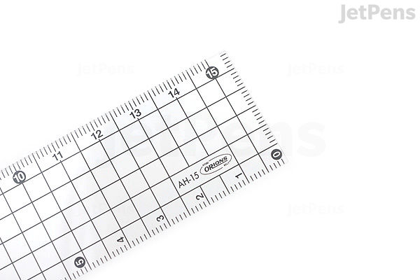 Orion's Ruler Kyoei Orions Grid Ruler - 15 cm - Smoke | JetPens
