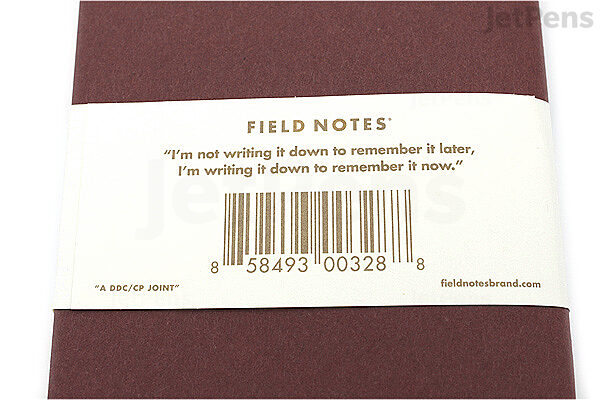 Field Notes Color Cover Memo Book - Ambition - 3.5" x 5.5" - 48 Pages - Lined and Graph - Pack of 3 - FIELD NOTES FNC-25