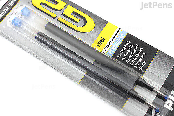 Pilot G2 Gel Ink Refill 2-Pack for Rolling Ball Pens Fine Point Periwinkle (77258)