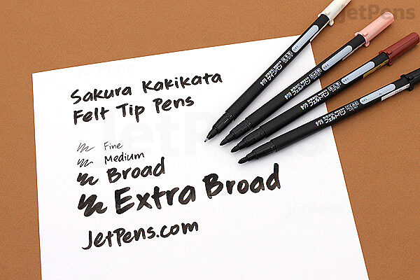Sakura Color Aqueous Marker Writing Felt Pen Fine Print FK-S #49 Black