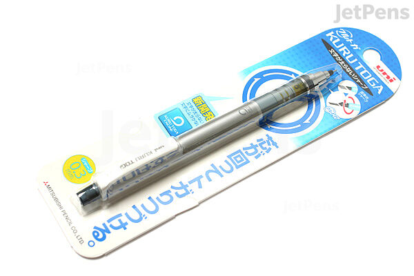 Uni Kuru Toga Mechanical Pencil - 0.3 mm - Silver Body | JetPens