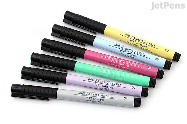 JetPens.com - Faber-Castell PITT Artist Pen - B Brush - Ivory 103