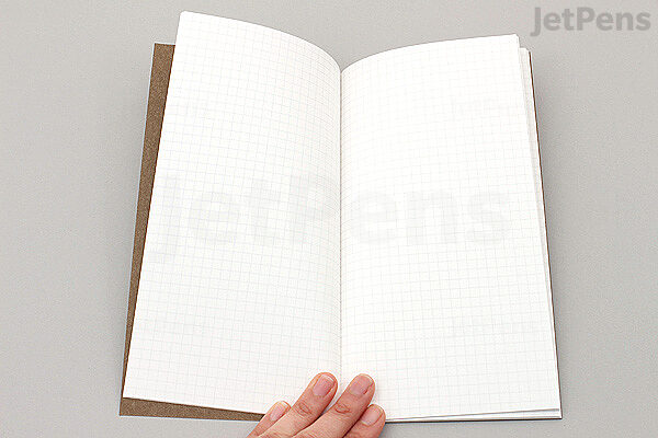 Blue Abstract Travelers Notebook Insert - Midori Refill - Graph