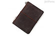 TRAVELER'S COMPANY TRAVELER'S notebook Starter Kit - Passport Size - Brown Leather