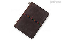 TRAVELER'S COMPANY TRAVELER'S notebook Starter Kit - Passport Size - Brown Leather - TRAVELER'S 15027006