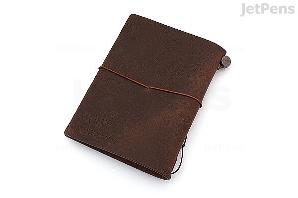 Genuine Leather Scratch Book Leather Note Pad Brown Leather 