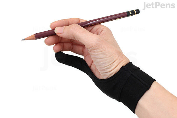 SmudgeGuard SG1 1-Finger Glove - Cool Black - Large | JetPens