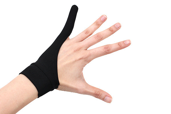SmudgeGuard SG1 1-Finger Glove - Cool Black - Large - JetPens.com