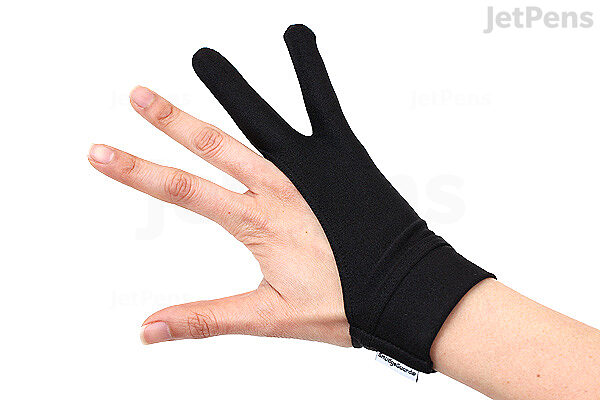 Eease 2 Pairs Drawing Glove Artist Glove Tablet Digital Art Glove Two-Finger Sketch Glove, Women's, Size: Medium