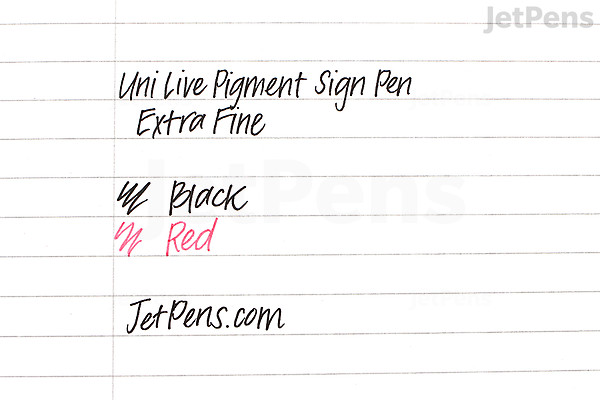 Uni Live Pigment Sign Pen - Extra Fine - Black | JetPens