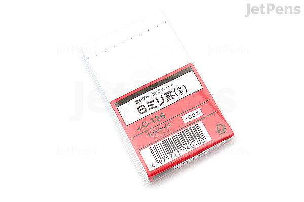 Correct Joho Index Cards - 9.1 x 5.5 cm - Graph - 100 Cards