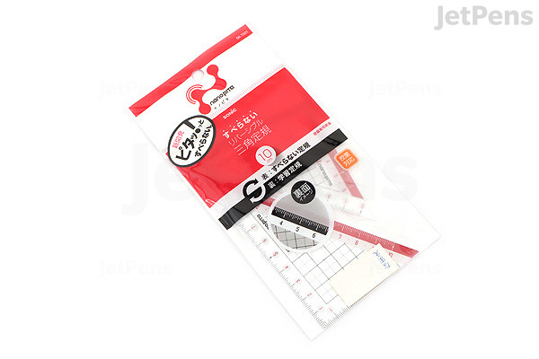 Sonic Nano Pita Non-Slip Reversible Triangle Rulers - 10 cm | JetPens