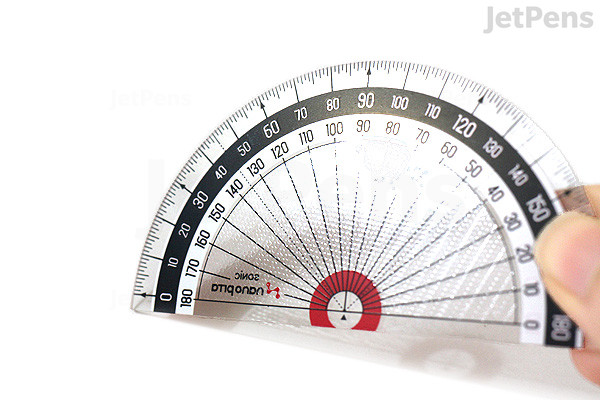 Sonic Nano Pita Non-Slip Reversible Protractor - 9 cm | JetPens